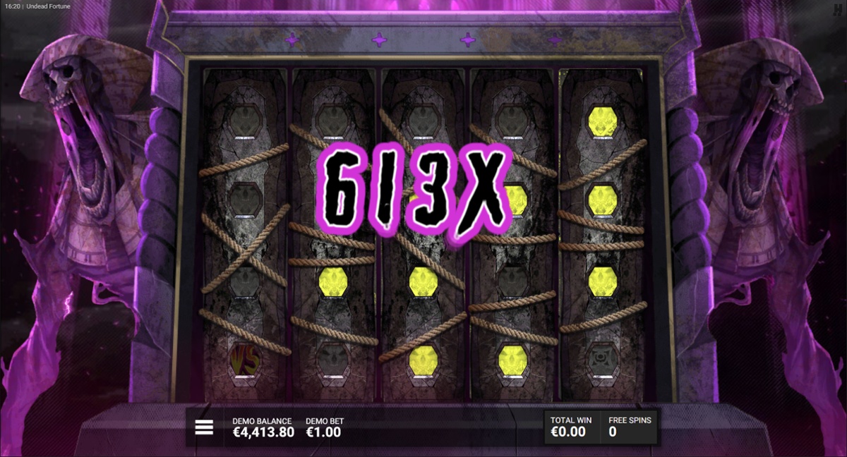 Undead Fortune & Tomb bonus feature