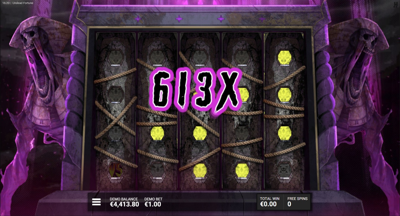 Undead Fortune & Tomb bonus feature