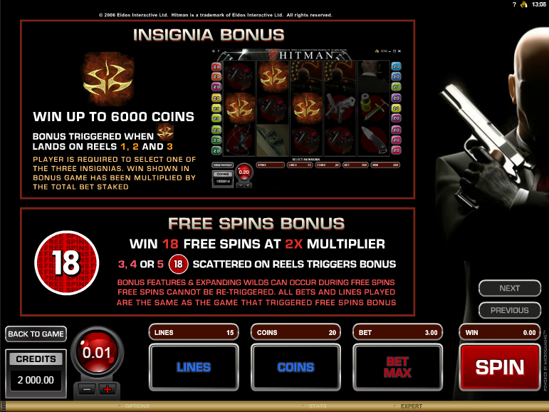 Hitman Other Bonuses