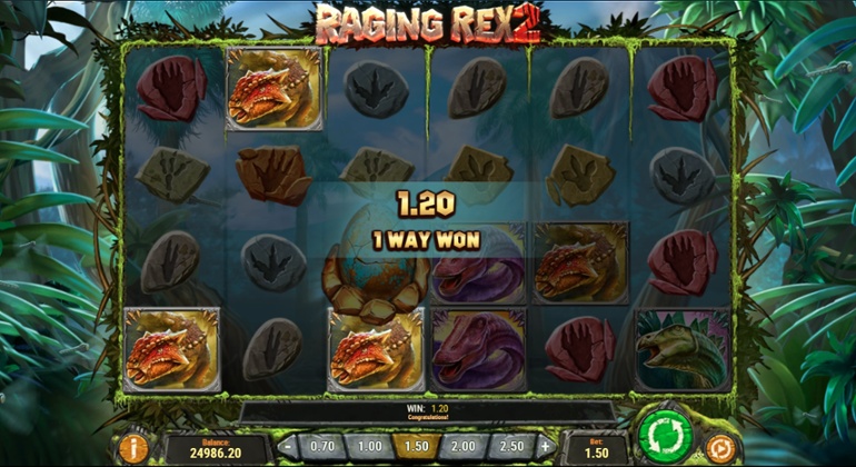 Raging Rex 2 - base game win