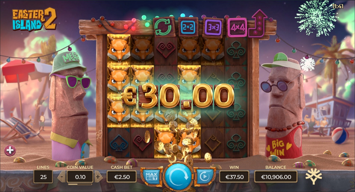 Easter Island 2 slot win