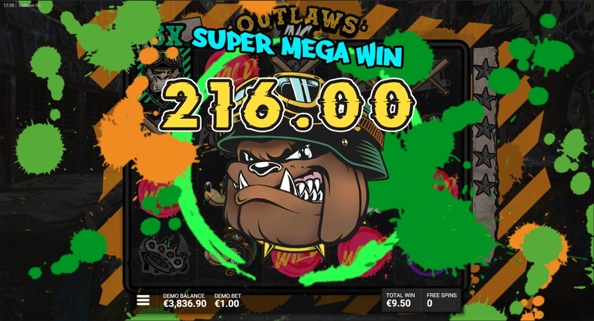 Outlaws Inc slot - Super Big win