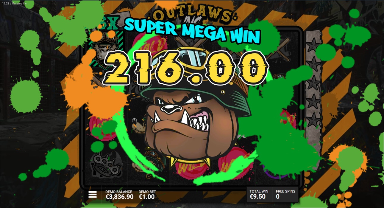 Outlaws Inc slot - Super Big win
