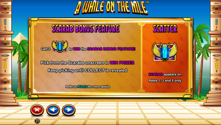 Scarab Bonus feature