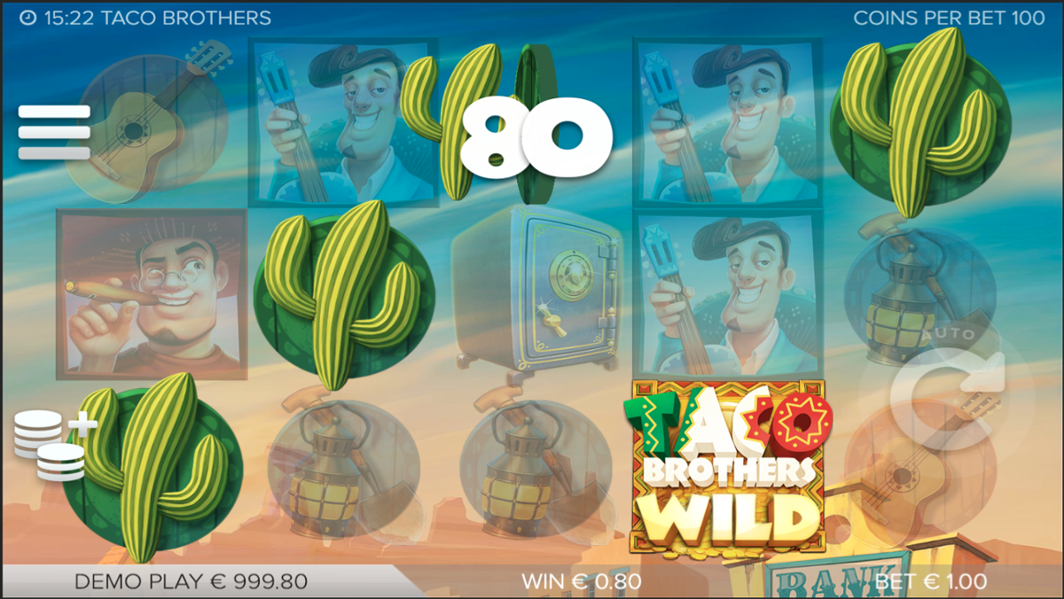 Non-winning symbols fade out in Taco Brothers