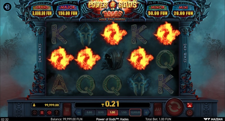 Power of Gods: Hades slot win