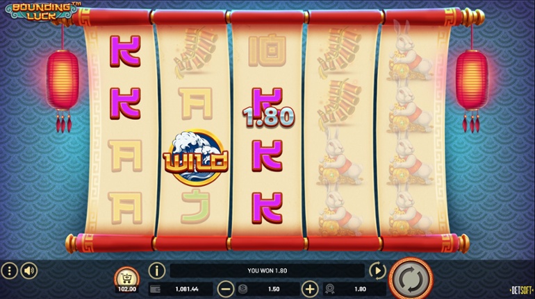 Bounding Luck slot win