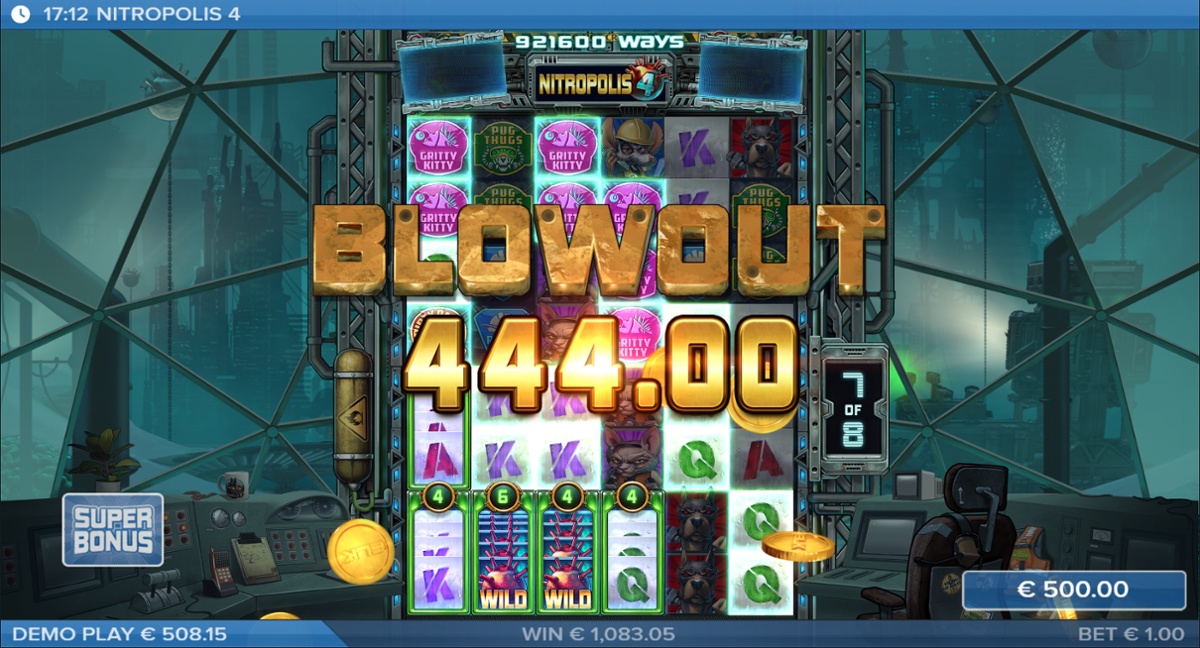 Nitropolis 4 - Super Bonus & Blowout win