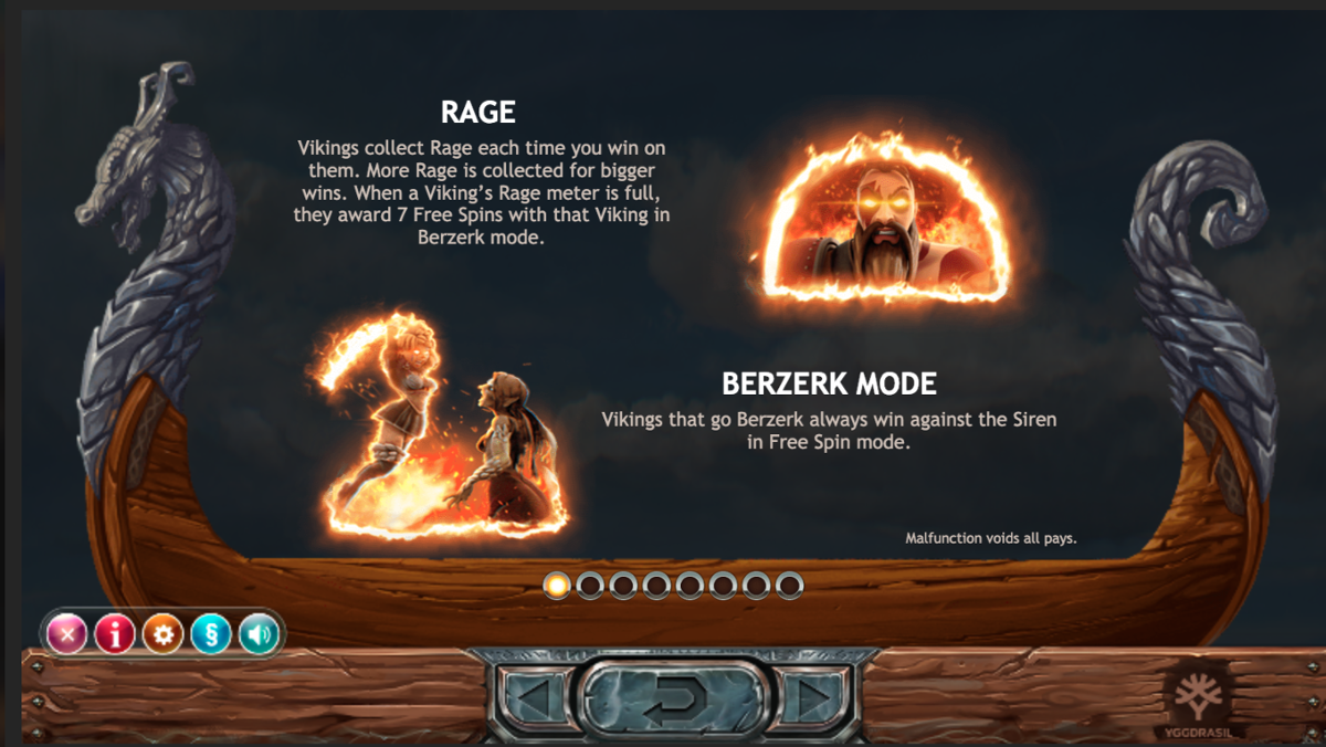 Vikings Go Berzerk rage bonuses