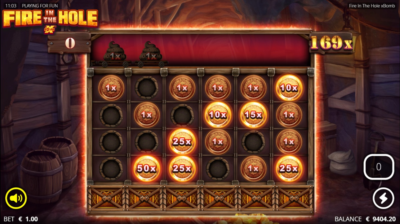 Fire In The Hole slot - Lucky Wagon spins