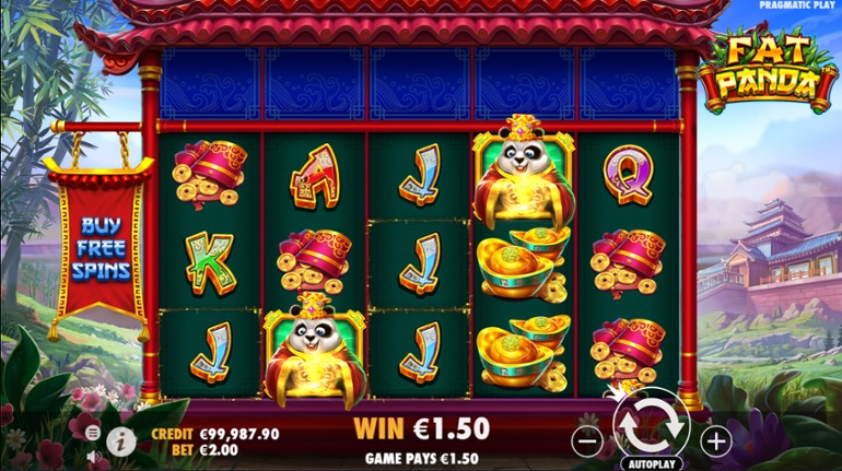 Fat Panda slot win
