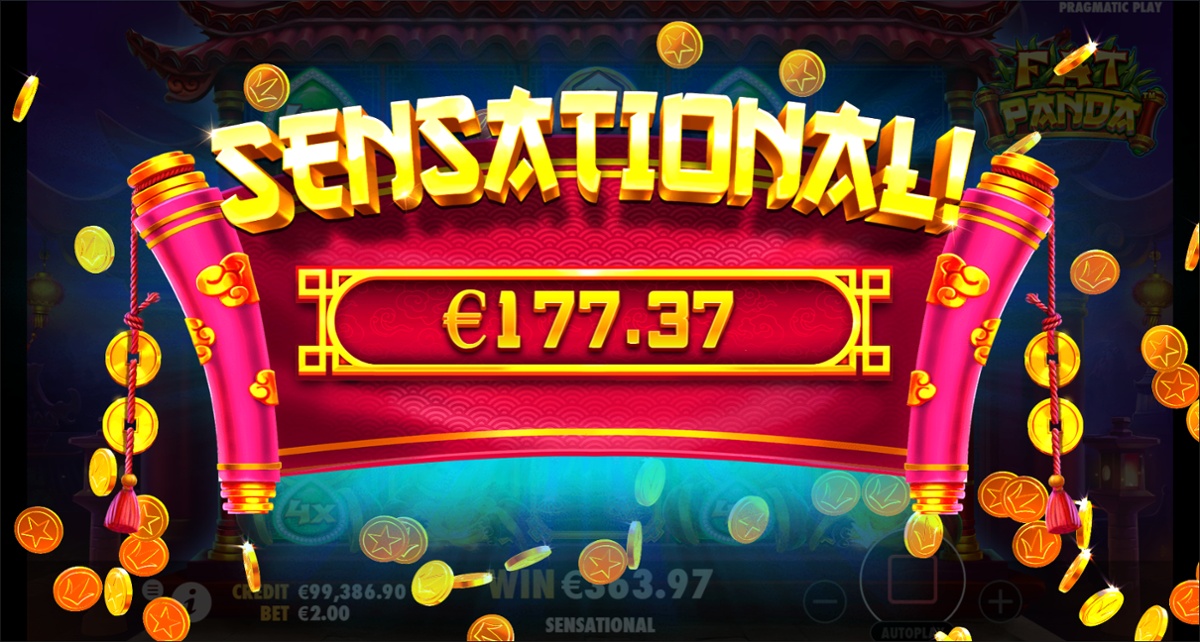 Fat Panda slot big win