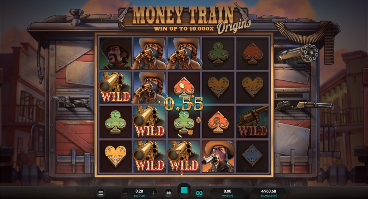 Money Train Origins - Wild wins