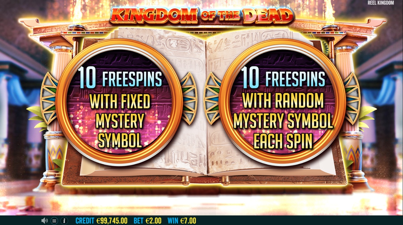 Kingdom of the Dead - Free spins bonus