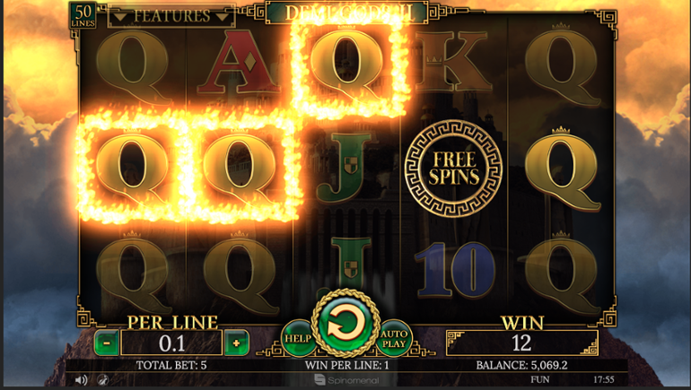 Demi Gods II simple win