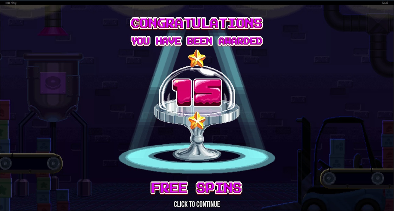 Rat King - 15 free spins