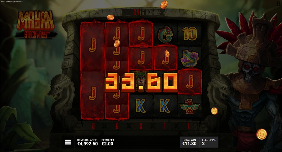Mayan Stackways slot big win