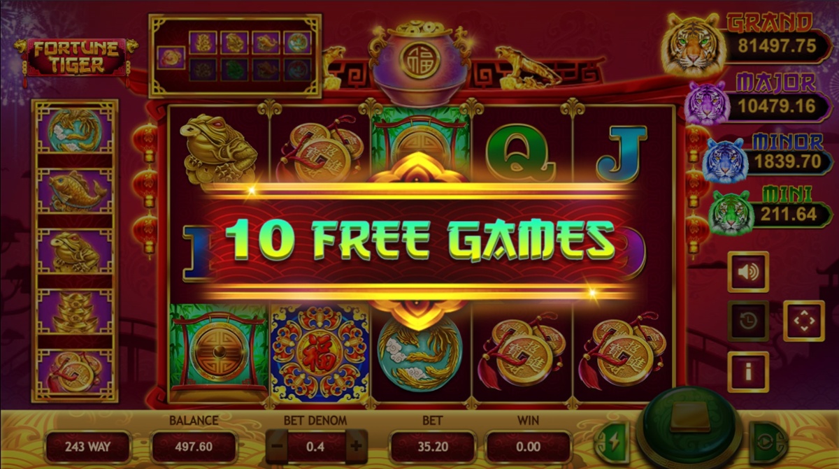 Fortune Tiger free spins bonus