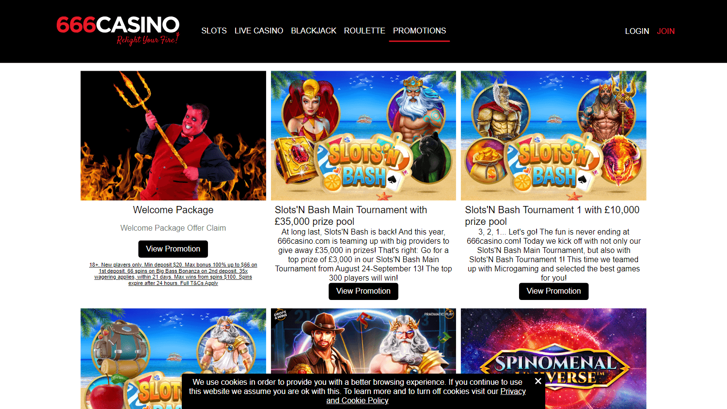 666_casino_promotions_desktop