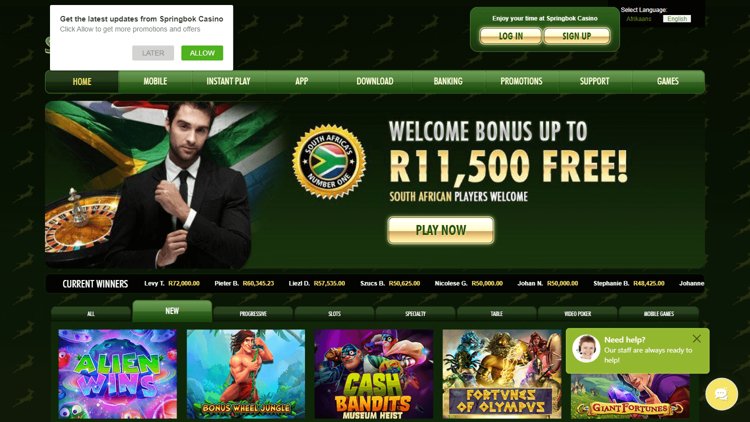 springbok_casino_homepage_desktop