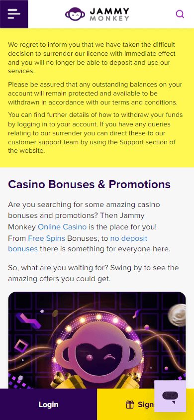 jammy_monkey_casino_promotions_mobile