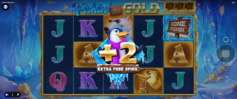 Fishin’ for Gold slot - Extra free spins