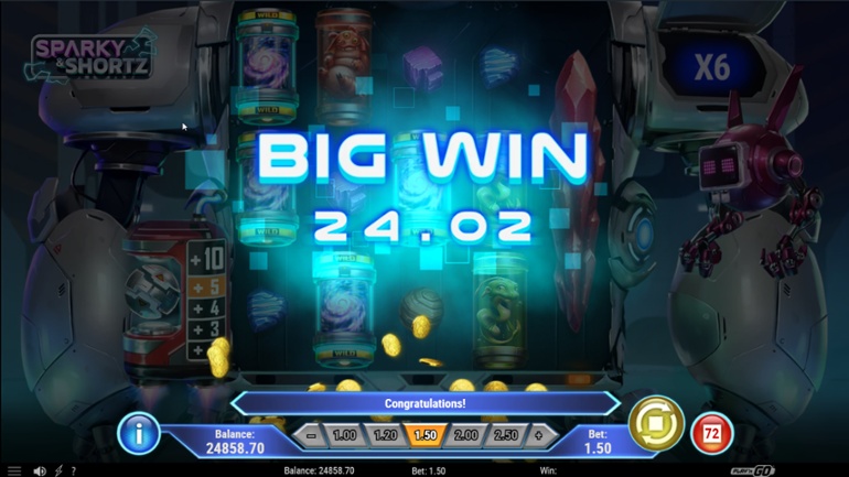Sparky & Shortz slot big win