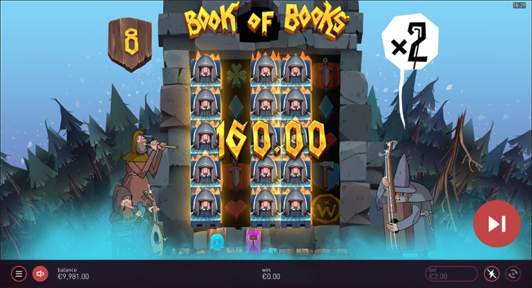 Book of Books - Expanding symbol win