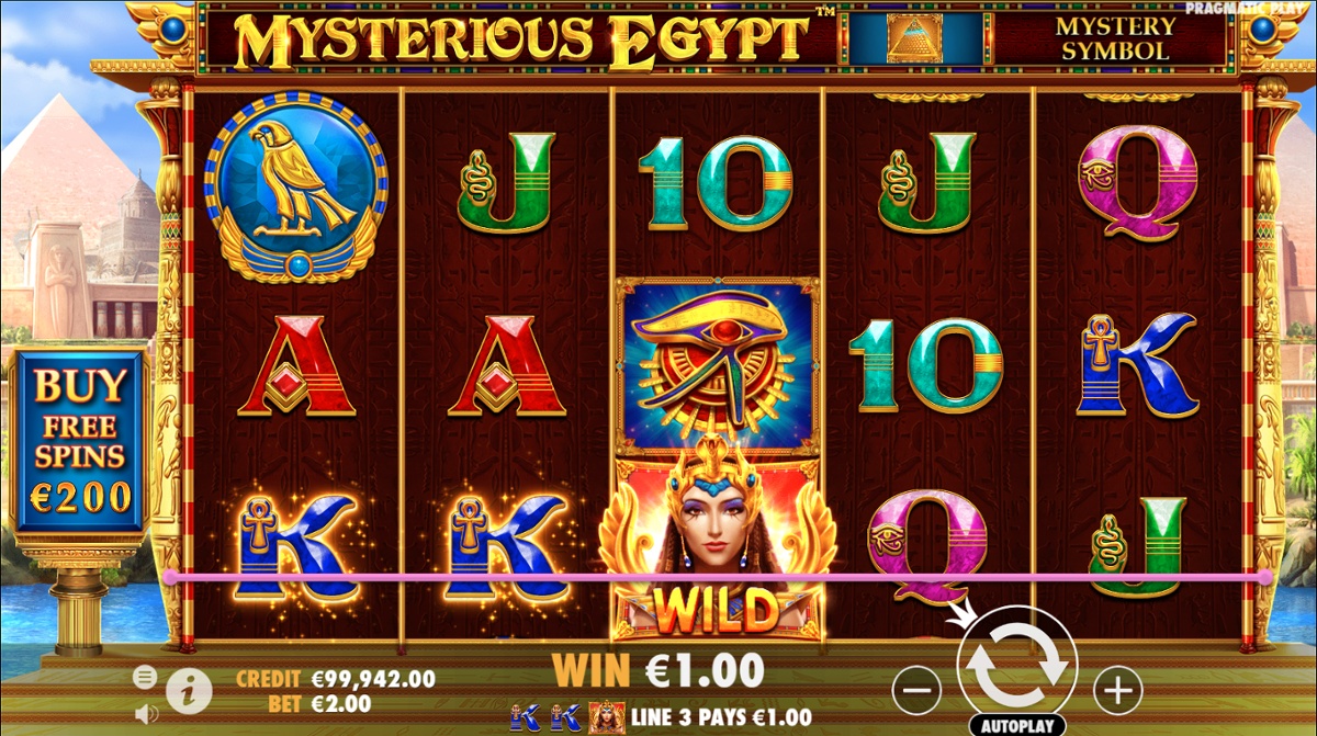 Mysterious Egypt slot win