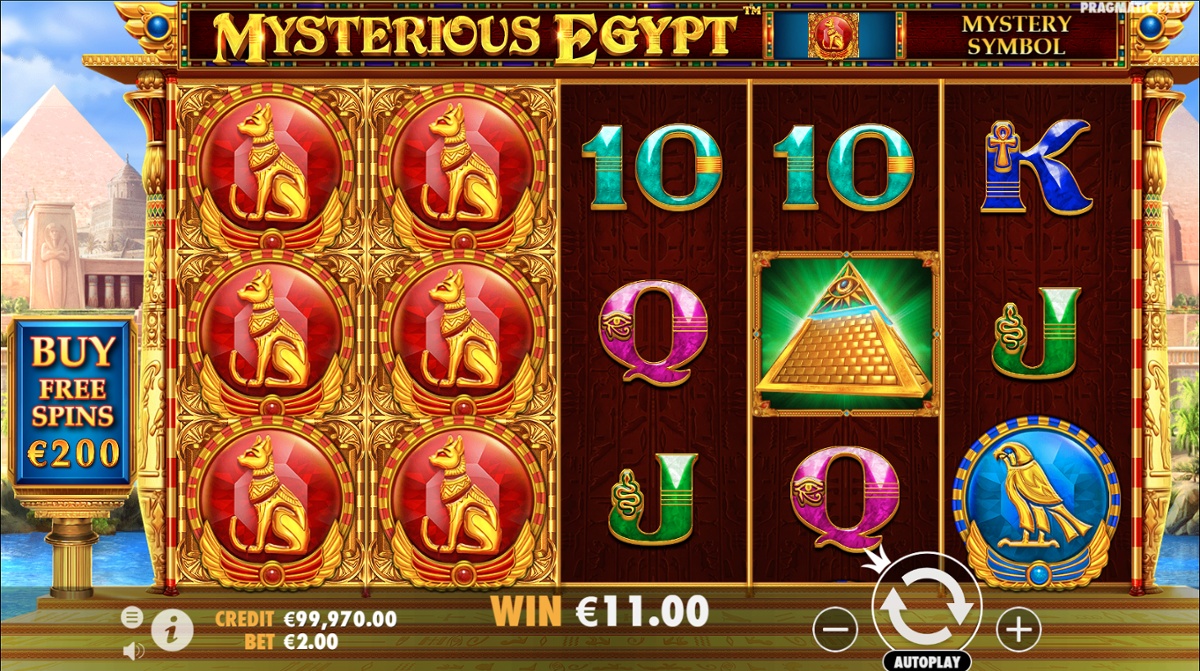 Mysterious Egypt - Mystery symbol win