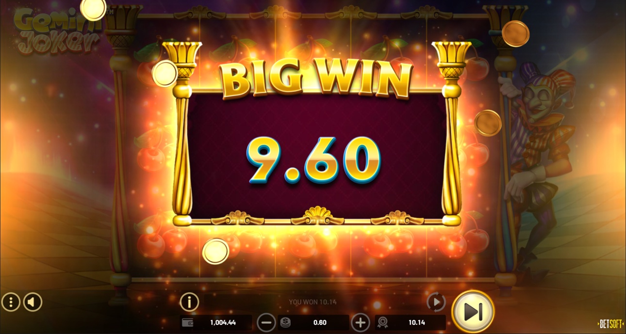 Gemini Joker big win