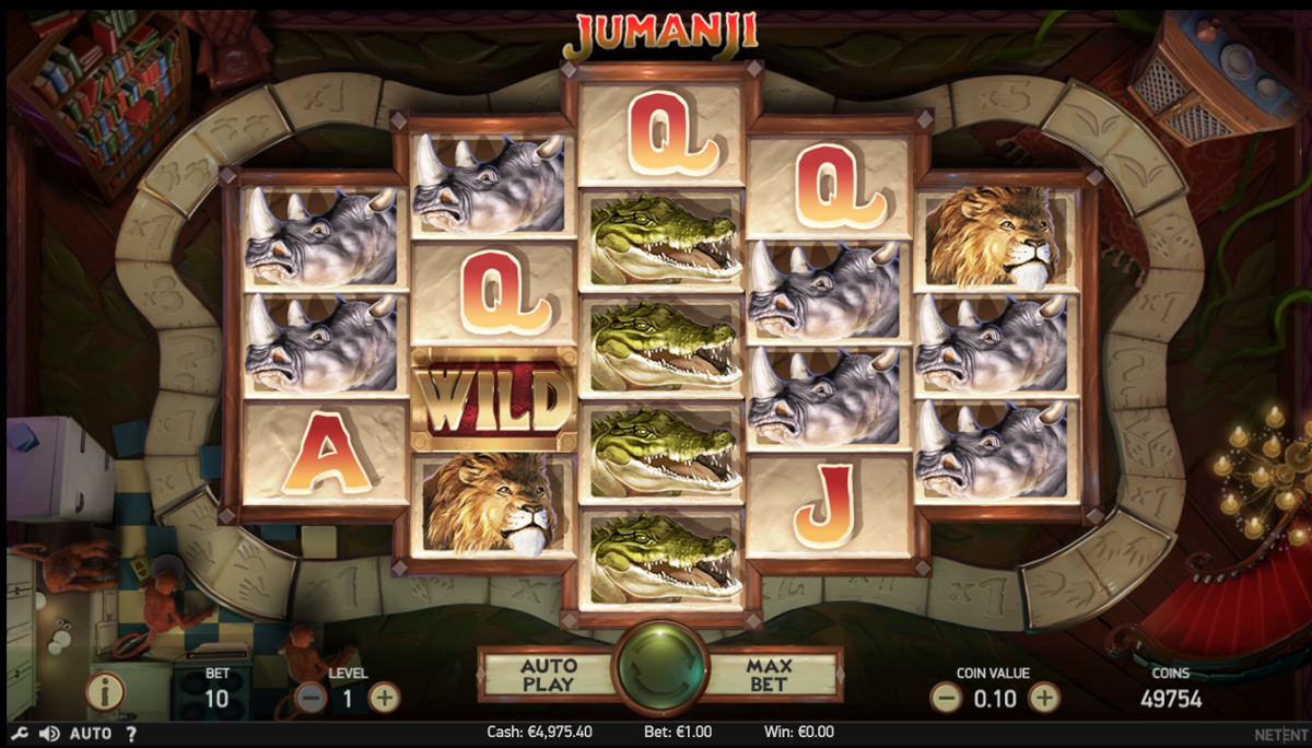 Jumanji slot machine