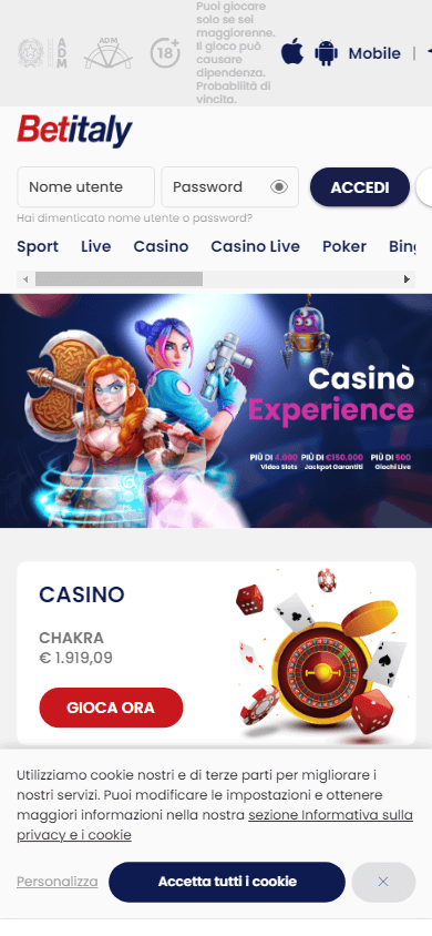 betitaly_casino_homepage_mobile