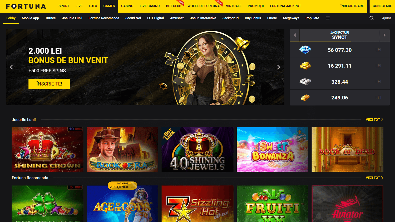 fortuna_casino_ro_homepage_desktop
