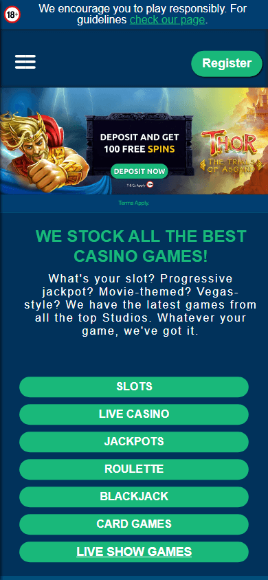turbonino_casino_homepage_mobile