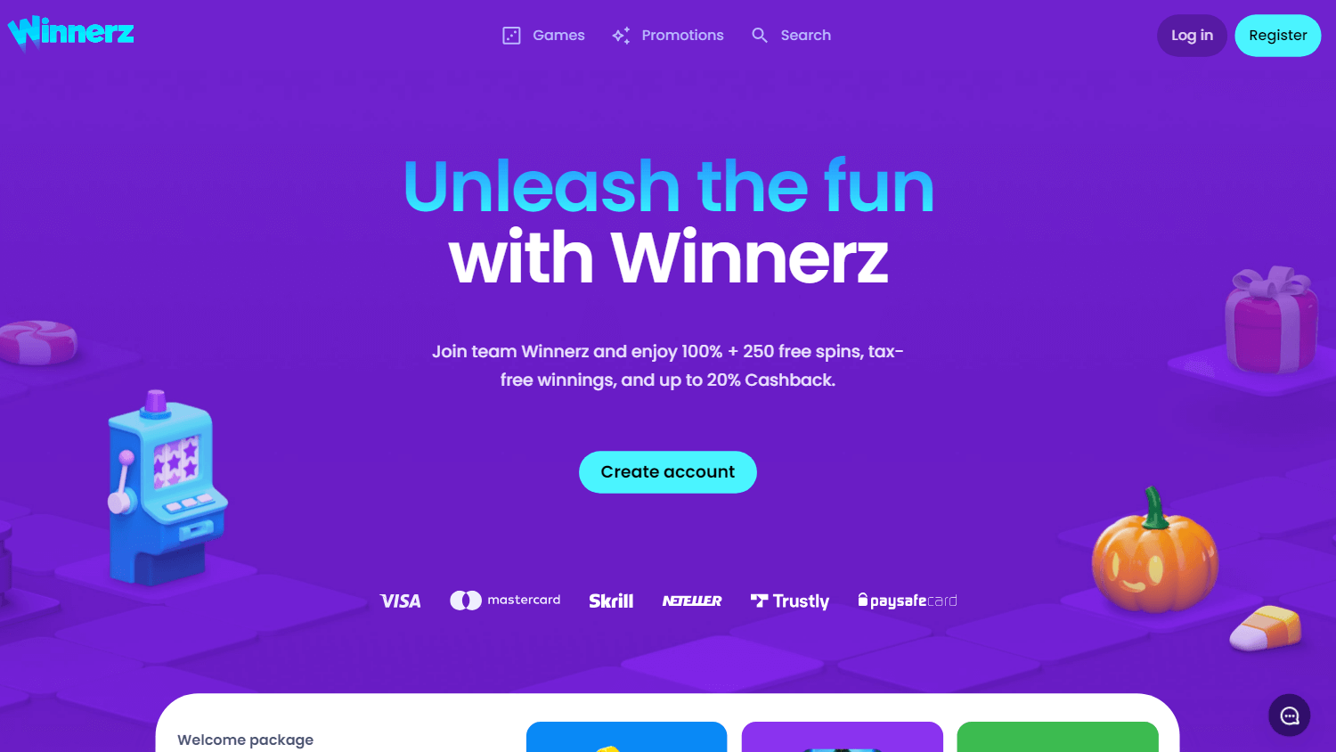 winnerz_casino_homepage_desktop