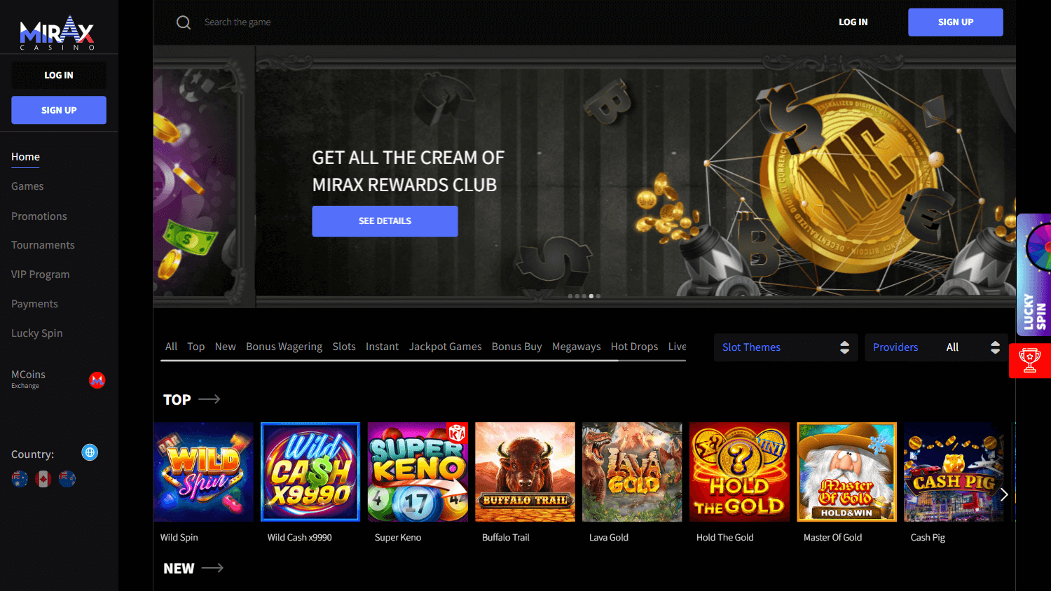 mirax_casino_homepage_desktop