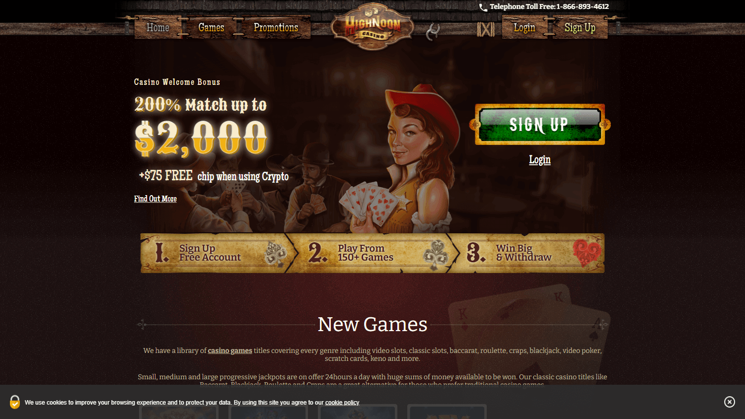 high_noon_casino_homepage_desktop