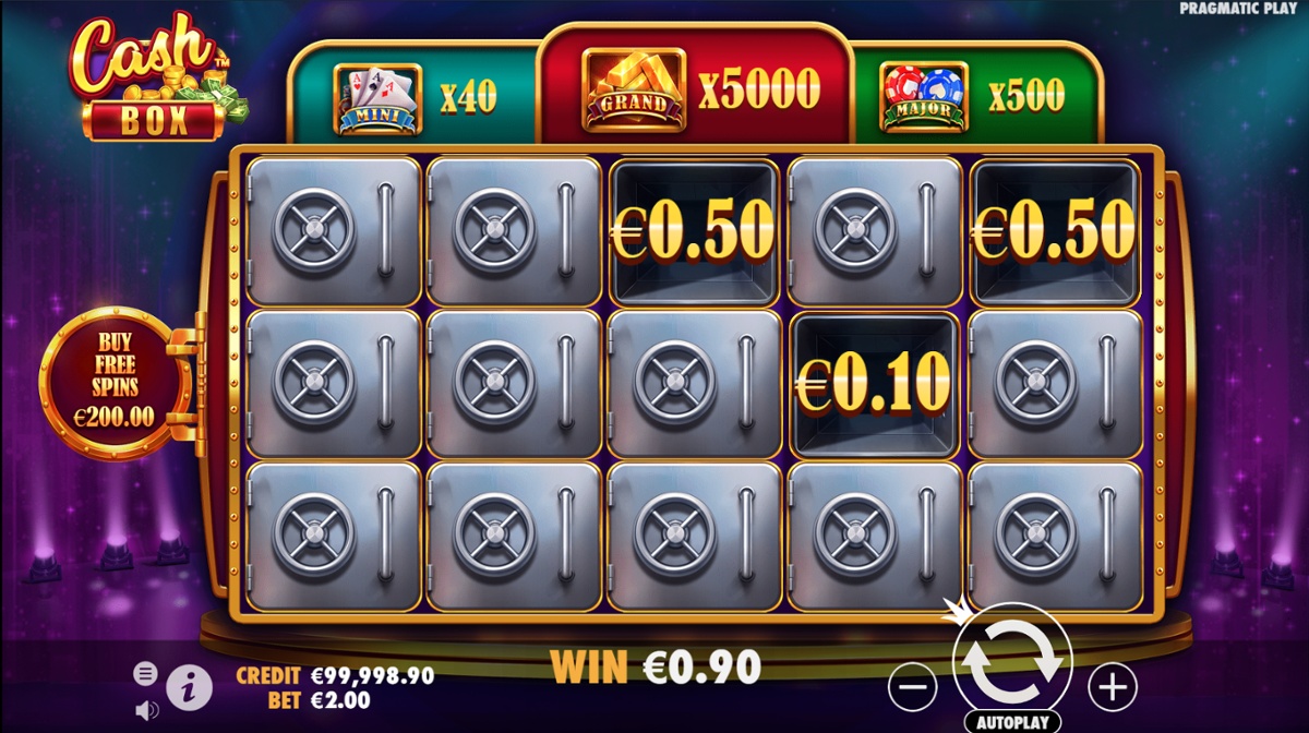 Cash Box slot win