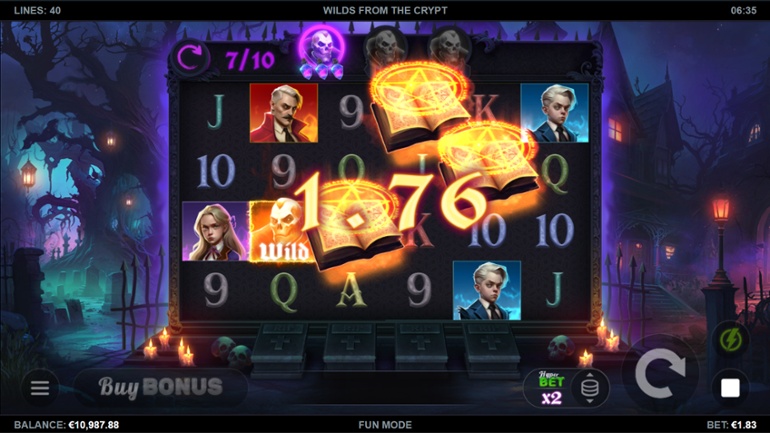 Wilds From the Crypt - base game win