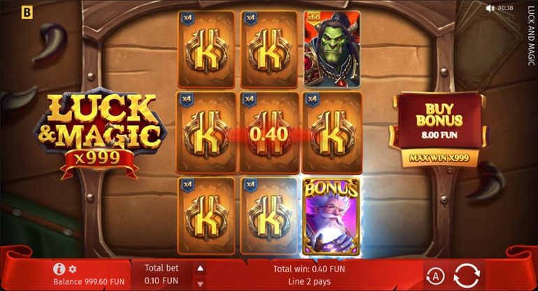 Luck & Magic slot win