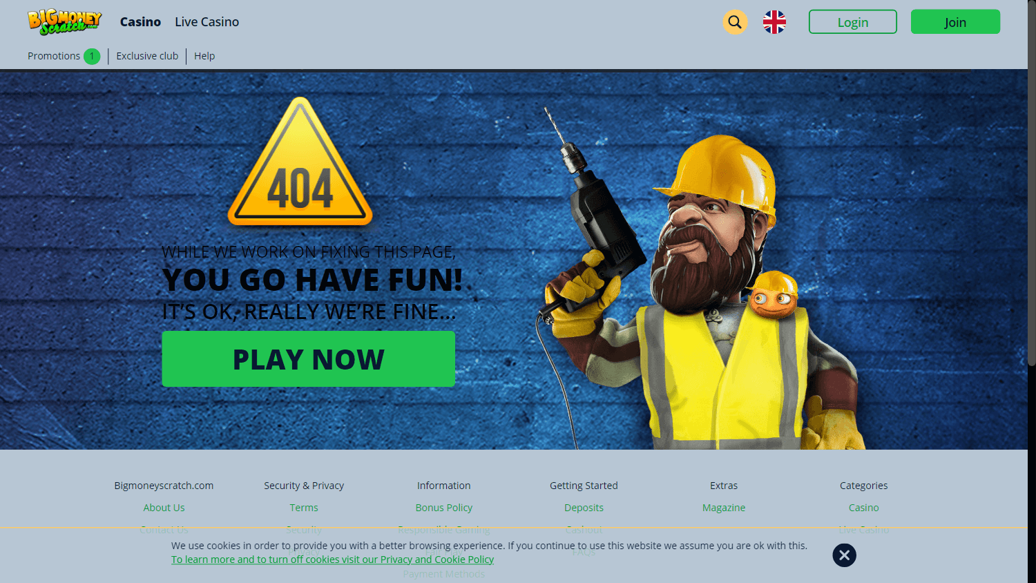 bigmoneyscratch_casino_homepage_desktop