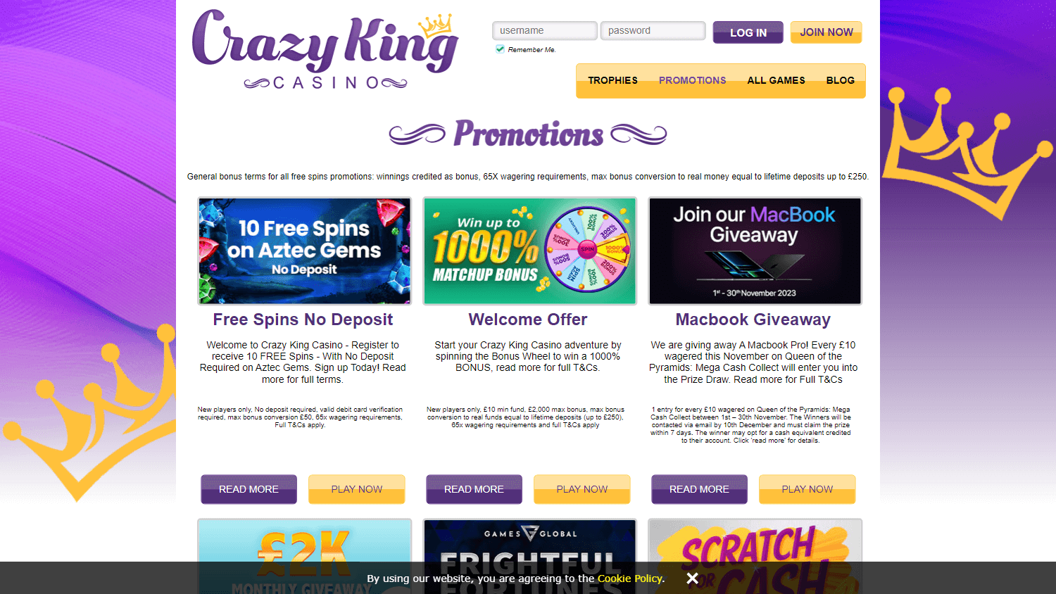 crazy_king_casino_promotions_desktop