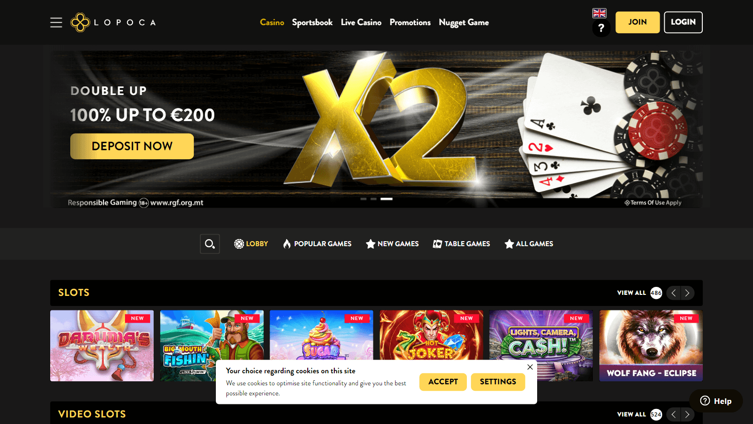 lopoca_casino_homepage_desktop