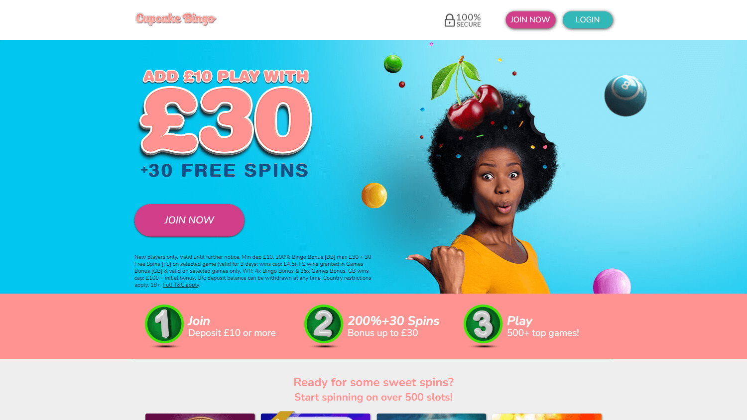 cupcake_bingo_casino_homepage_desktop