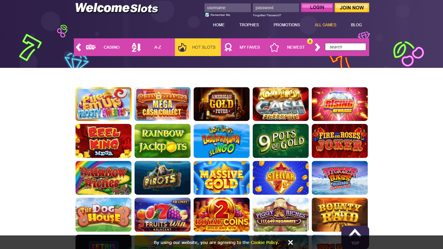 welcome_slots_casino_game_gallery_desktop