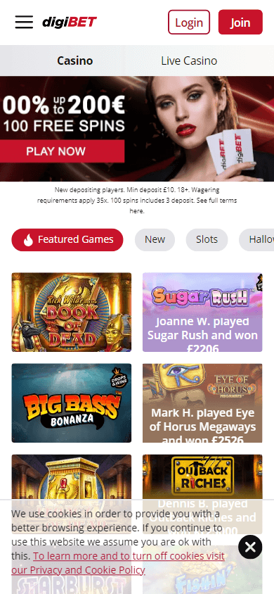 digibet_casino_homepage_mobile