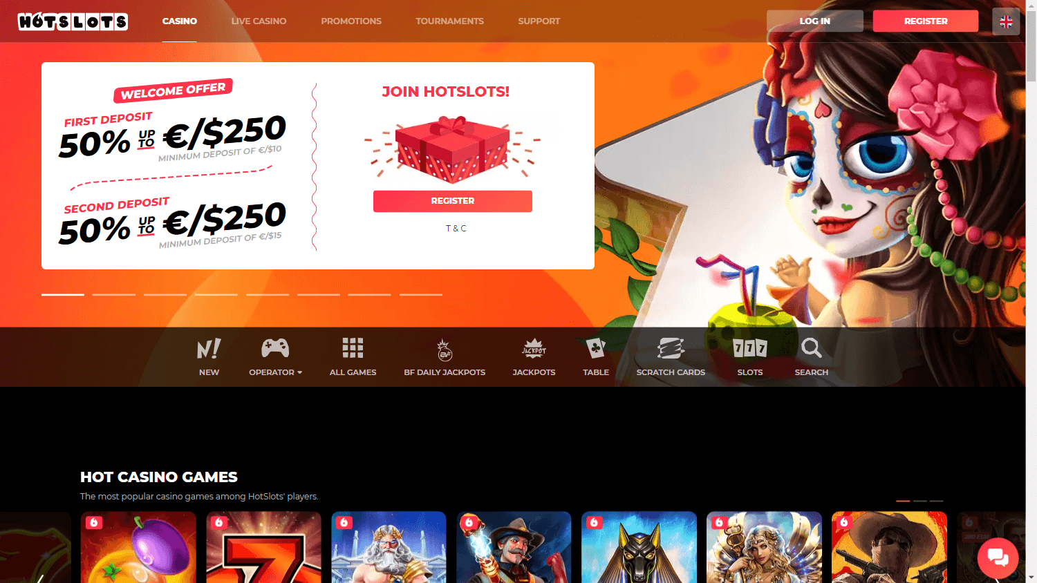 hotslots_casino_homepage_desktop
