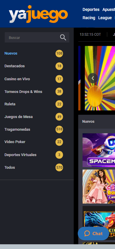 yajuego_casino_homepage_mobile