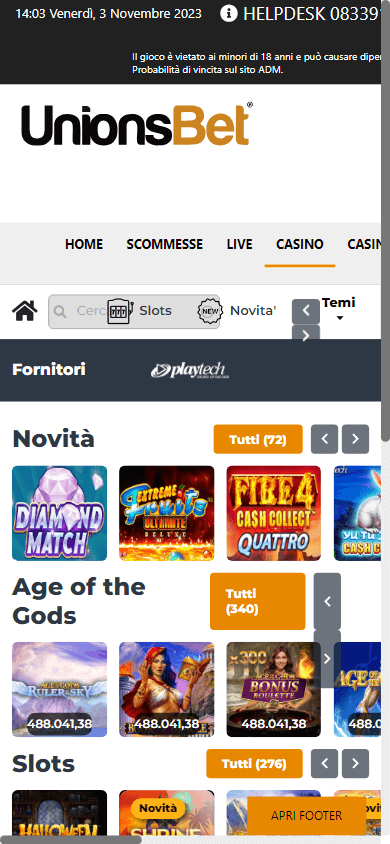 unionsbet_casino_homepage_mobile